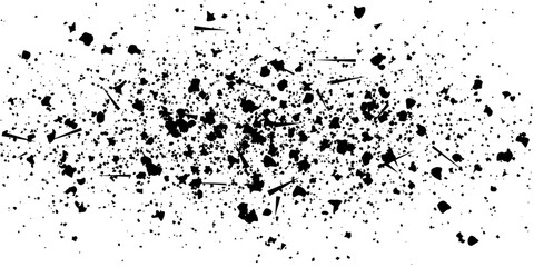Obraz premium Abstract paint splatter texture, grungy chaotic ink splash, graphic design element.