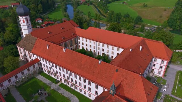 Kloster Beuerberg, Eurasburg-Beuerberg, Oberbayern, Bayern, Deutschland