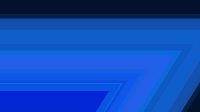 青い幾何学模様が動く抽象的な4Kモーション背景（ループ動画）