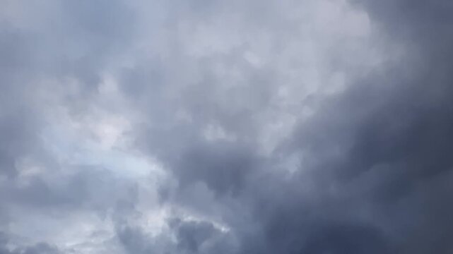 A stormy sky. Rain clouds in the sky. Storm clouds in the sky.