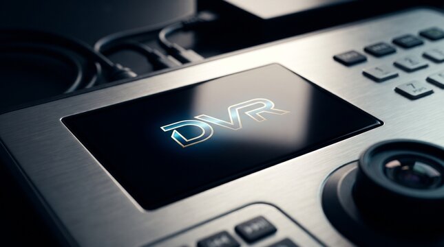 Professional Digital Video Recorder Device Featuring High Definition Screen Display for Advanced Security Surveillance and Media Monitoring Systems