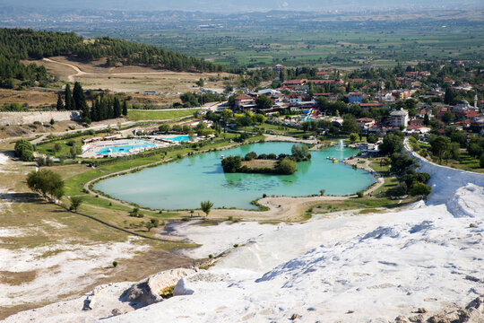 Pamukkale, natural site in Denizli Province in southwestern Turkey