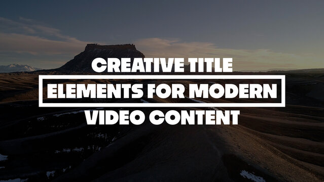 Clean Animated Text Template