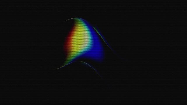 Neon gradient wave animation background