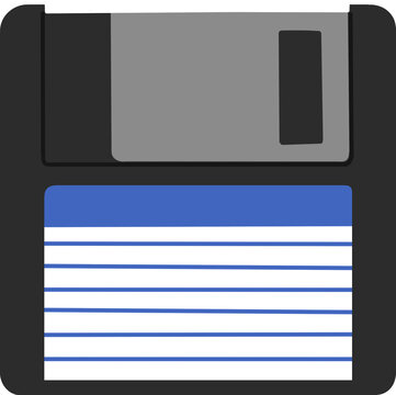 floppy disk save icon illustration