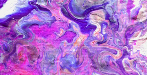 Bold Brush Effects Creating Abstract Vibrant Artwork © Roman