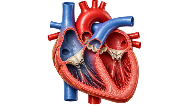 Human Heart Internal Anatomy