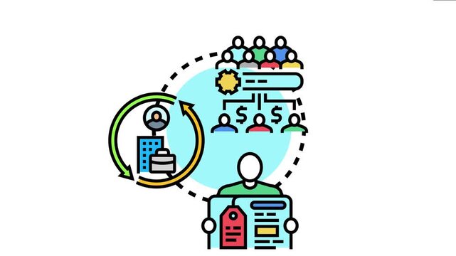 Marketing affiliate service agreement outlining business collaboration, where a person promotes products or services, earning commission from referrals through an established online network program
