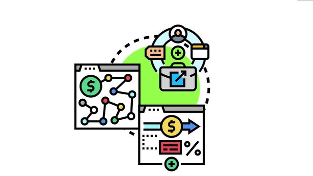 Marketing affiliate contract outlining a structured business partnership. Connecting online advertising strategies with lead generation. Sales conversion