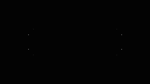 White glowing light streak flowing rapidly with sparkling particles, black background magical bokeh shimmer and glitter star trail transition, elegant luminous dust effect for abstract 4k