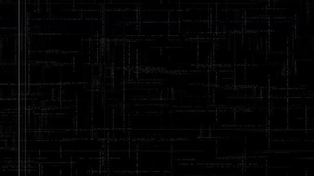 Digital data stream corruption glitching on screen