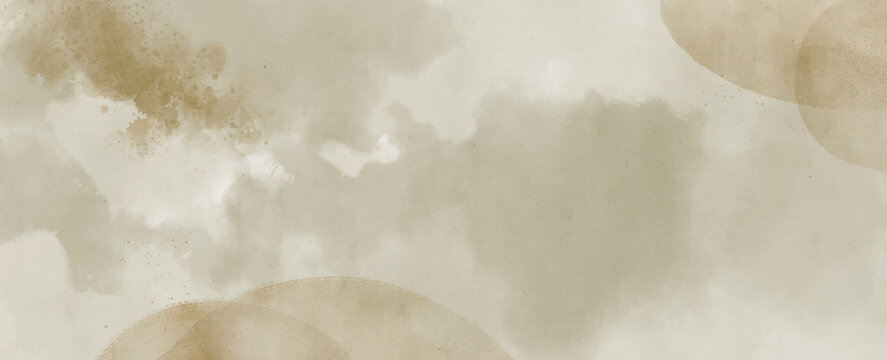 Abstract watercolor art background template. brown watercolor backdrop empty space for text, banner, presentation or product display graphic design