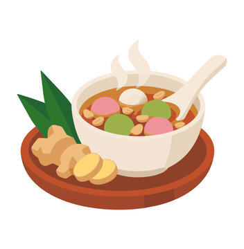 Es Campur Vector Illustration