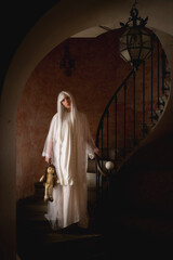 Fototapeta premium Ghost with doll