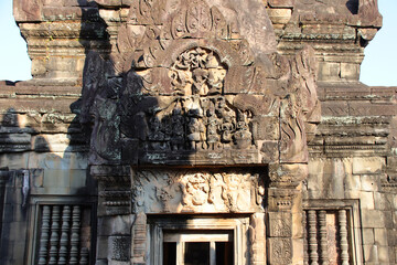 Obraz premium ruined buddhist and hindu khmer temple (banteay samre) in angkor in siem reap in cambodia 