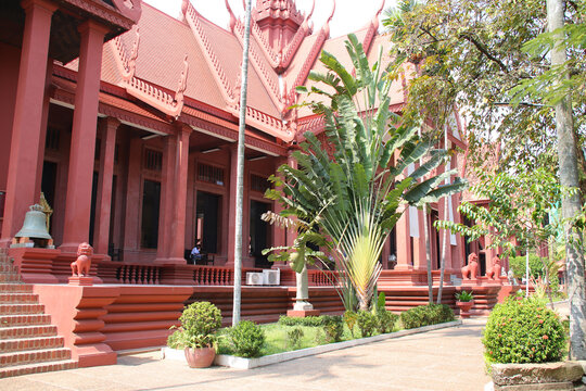 hall (national museum) in phnom penh in cambodia 