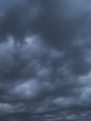 Obraz premium storm clouds over the sky