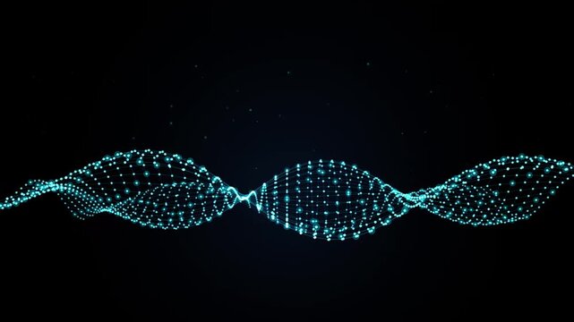 Abstract Quantum Cyber Network Wave in Digital Space