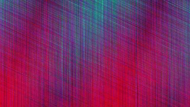 Abstract vibrant magenta and cyan cross hatch line texture background for tech design cover