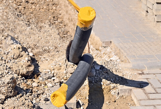 HDPE corrugated pipes for cable
