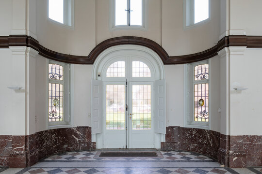 door in hall
