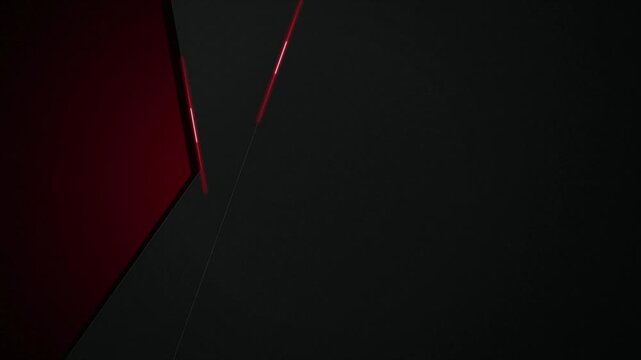 Geometric polygonal plates sliding seamless loop abstract background
