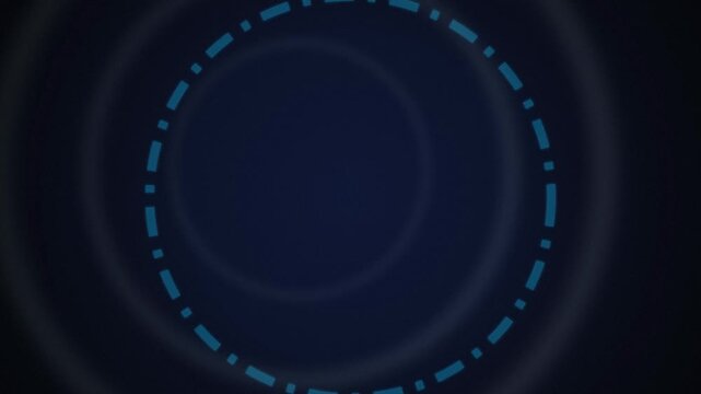 Circular light rings expanding seamless loop motion background