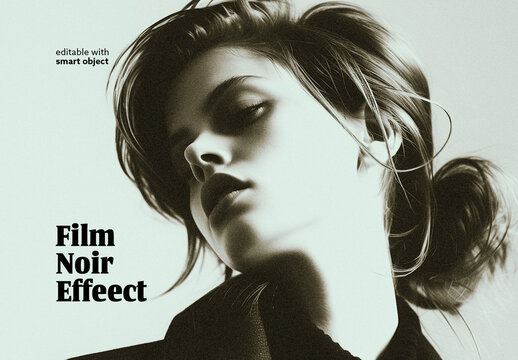 Film Noir Photo Effect