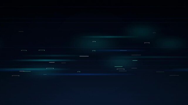 Digital glitch data stream seamless loop motion background