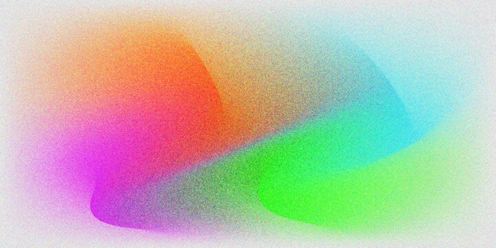 Abstract colorful fluid gradient wave background with vibrant neon paint clouds in pink green orange blue and turquoise soft blurred texture modern artistic design for wallpaper branding website banne