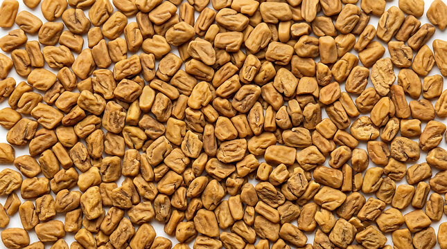 Fenugreek Seeds Close-up Background Texture
