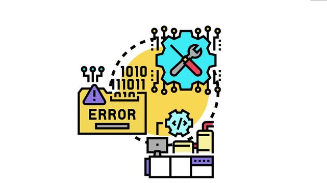 System identifying and resolving technical issues, performing error detection, data analysis, and proactive monitoring for efficient maintenance and problem solving processes