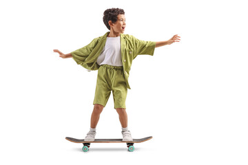 Boy balancing on a skateboard © Ljupco Smokovski