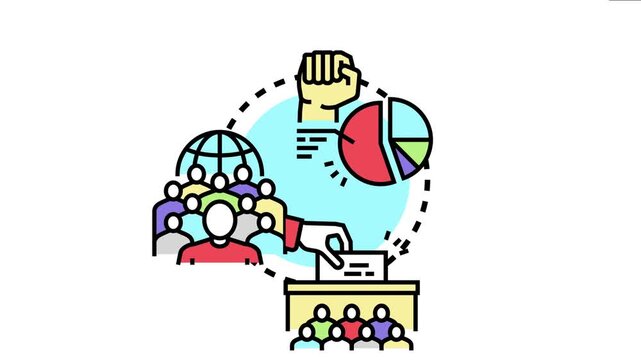Voters are empowering their voice through ballot boxes, influencing the democratic process and reflecting public opinion with collective participation and community engagement