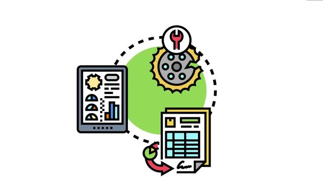 Maintenance backlog plan symbolizing a systematic approach for managing overdue tasks, prioritizing repairs, and scheduling work using digital tools and documentation for effective operations