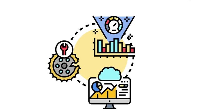 System operations management involving performance monitoring, data analysis, and proactive maintenance tasks ensuring optimal functionality and problem solving for various technologies