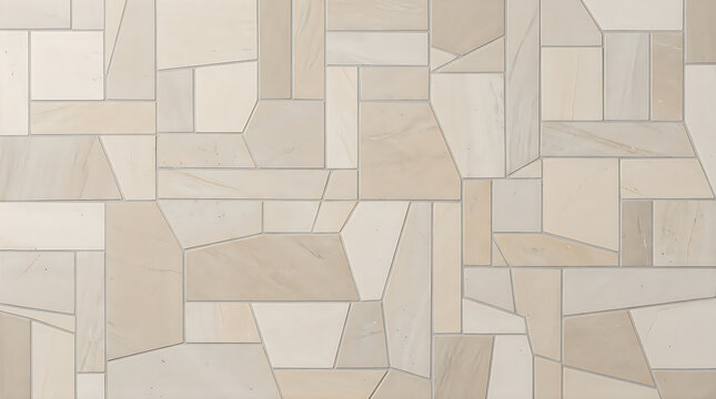 Abstract geometric pattern with beige tones and clean lines