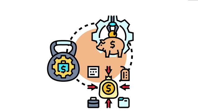 Financial management concept reduced initial costs and efficient budget planning for smart investments, successful project funding, new business ventures, and economic savings