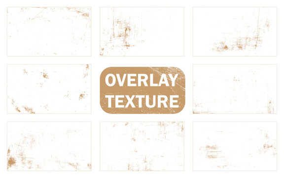 Vintage Noise Texture Overlay Pack. Grunge Scratch Overlay Texture Set