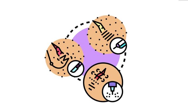 Microwave energy treatment for dermatology and surgery, performing precise ablation, tissue removal and therapeutic burning in modern clinical settings for effective medical care