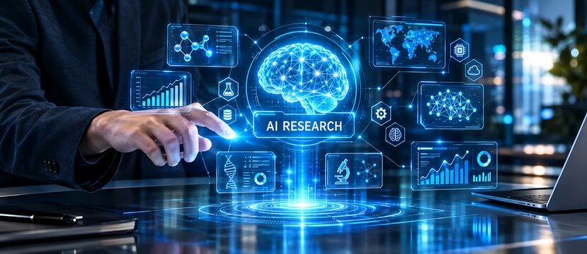 The convergence of artificial intelligence data analytics and holographic technology is reshaping the future of digital interaction