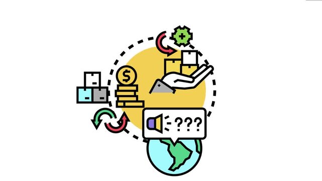 Global trading operations connecting products. Payments. And communication. a dynamic process of supply chain management. Delivery. And international commerce