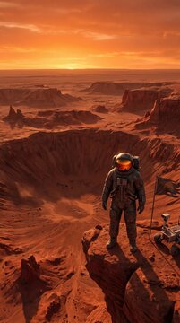 The crater
