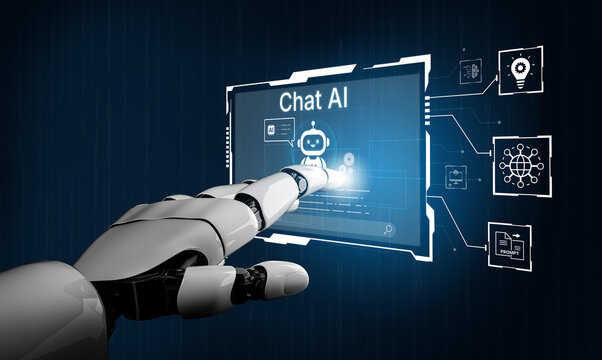 Futuristic AI assistant with autonomous agent capabilities, AI natural language understanding, and seamless business workflow AI integration. AI for modern productivity and tech solutions. Corpus