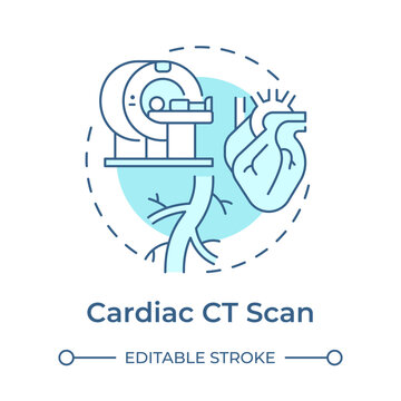Cardiometabolic health monochrome blue concept icon pack. Cardiovascular system risk management. Preventive cardiology screening. Set with isolated minimalist cyan illustrations in circular design