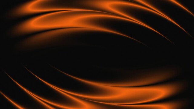 Abstract orange and black flowing liquid gradient background