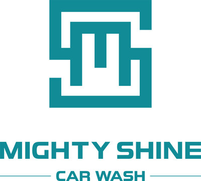 letter M and S monogram logo design