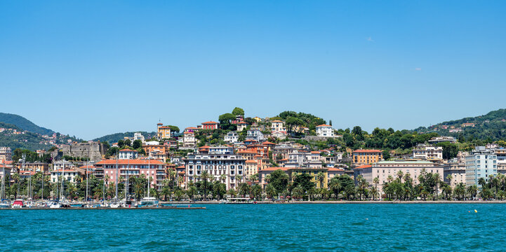The waterfront and cityscape of La Spezia