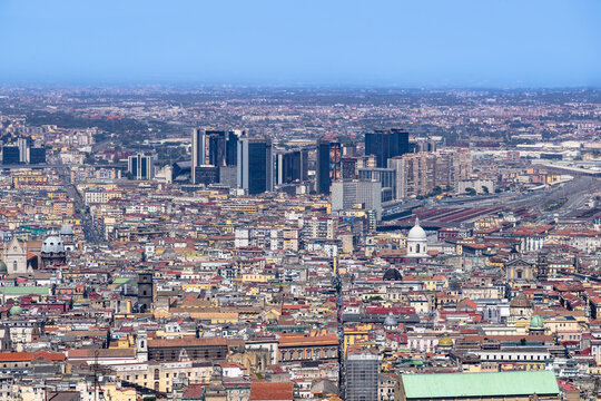 Urban landscape of Naples, Italy