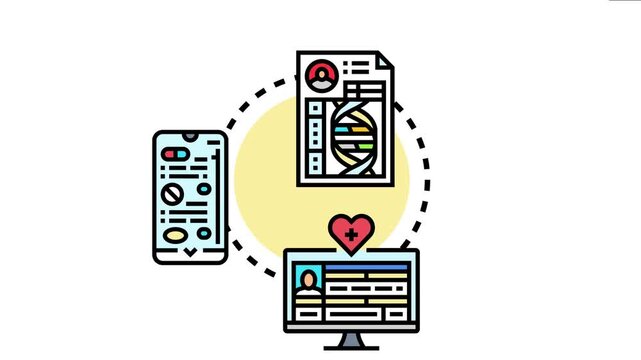 Healthcare professionals utilizing digital tools for efficiently managing patient information, electronic health records, and medical data across various digital platforms simplifying administration